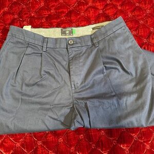 Dockers Blue Pleated Pants